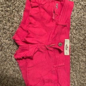 Hot pink hollister shorts!